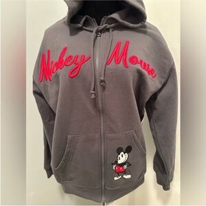 NWT Disney Mickey Mouse Hoodie, Size Medium, Charcoal